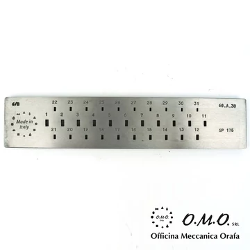 Szögletes húzóvas 6/B - 6 - 3 mm - O.M.O Italy