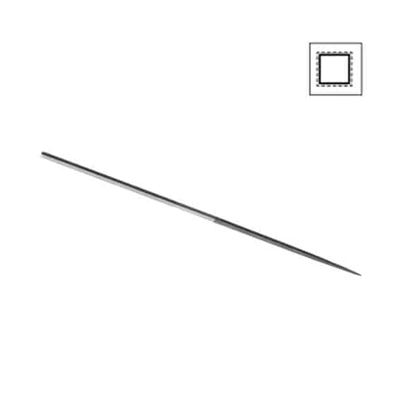 Négyszög tűreszelő (160mm)