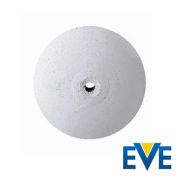 Szilikon polírozó 22 mm - EVE - fehér - lencse forma