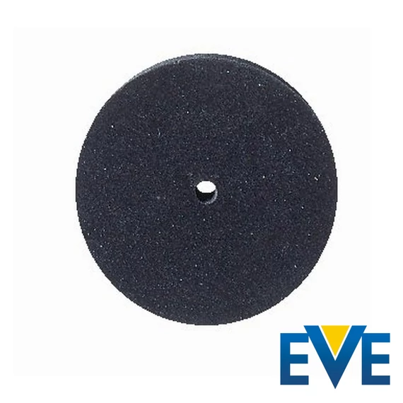 Szilikon polírozó 22 mm - EVE - fekete - korong forma