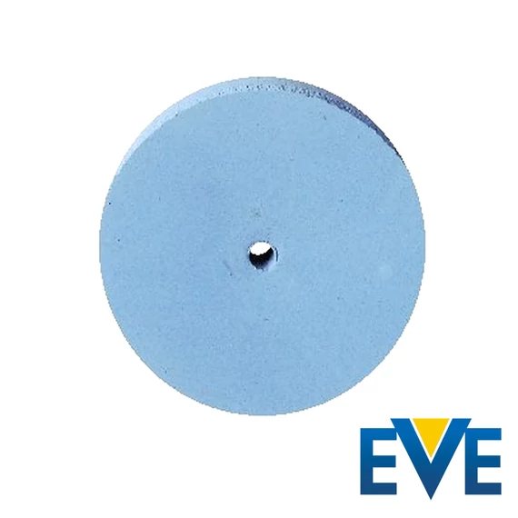 Szilikon polírozó 22 mm - EVE - kék - korong forma