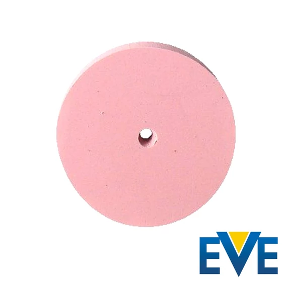 Szilikon polírozó 22 mm - EVE - rózsaszín - korong forma