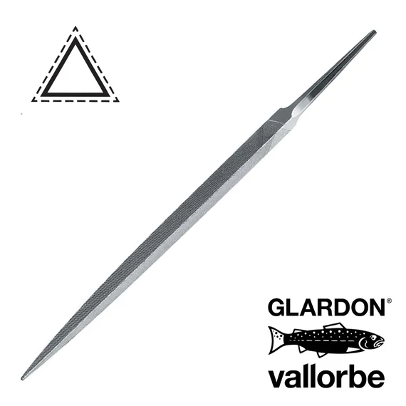 Háromszög kézi reszelő - 150mm - 0 - Vallorbe