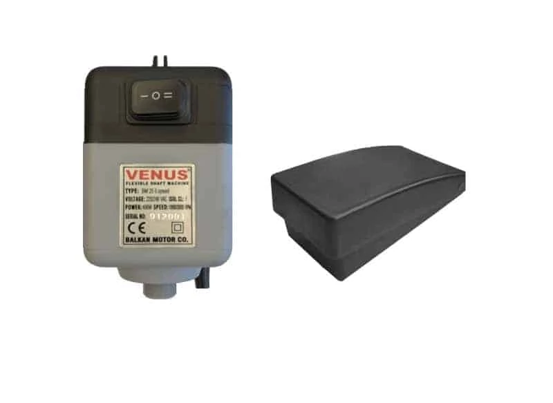 Ostoros fúró / függő motor ostorral, pedállal (400W)