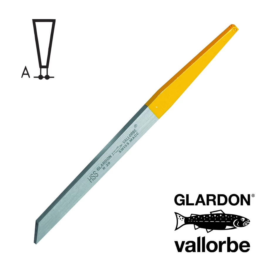 Lapos véső HSS - Vallorbe - 1mm